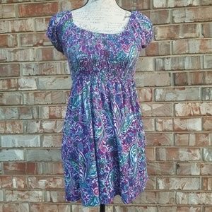 Forever 21 Paisley Purple Top